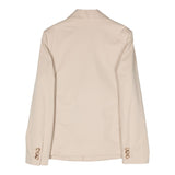 Fay Plain Jacket With Pockets Beige For Boys