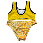 Just Cavalli Costume 2 Pezzi Fascia-Mutanda Tinta Unita per Bambina JGP26166CO GIALLO JUST CAVALLI 