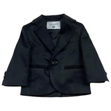 Shako' Solid Color Jacket With Black Button For Newborn