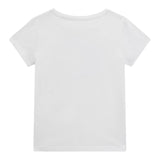 Guess T-Shirt Girocollo Tinta Unita con Stampa per Neonata A5GI02K6YW4XX BIANCO GUESS 