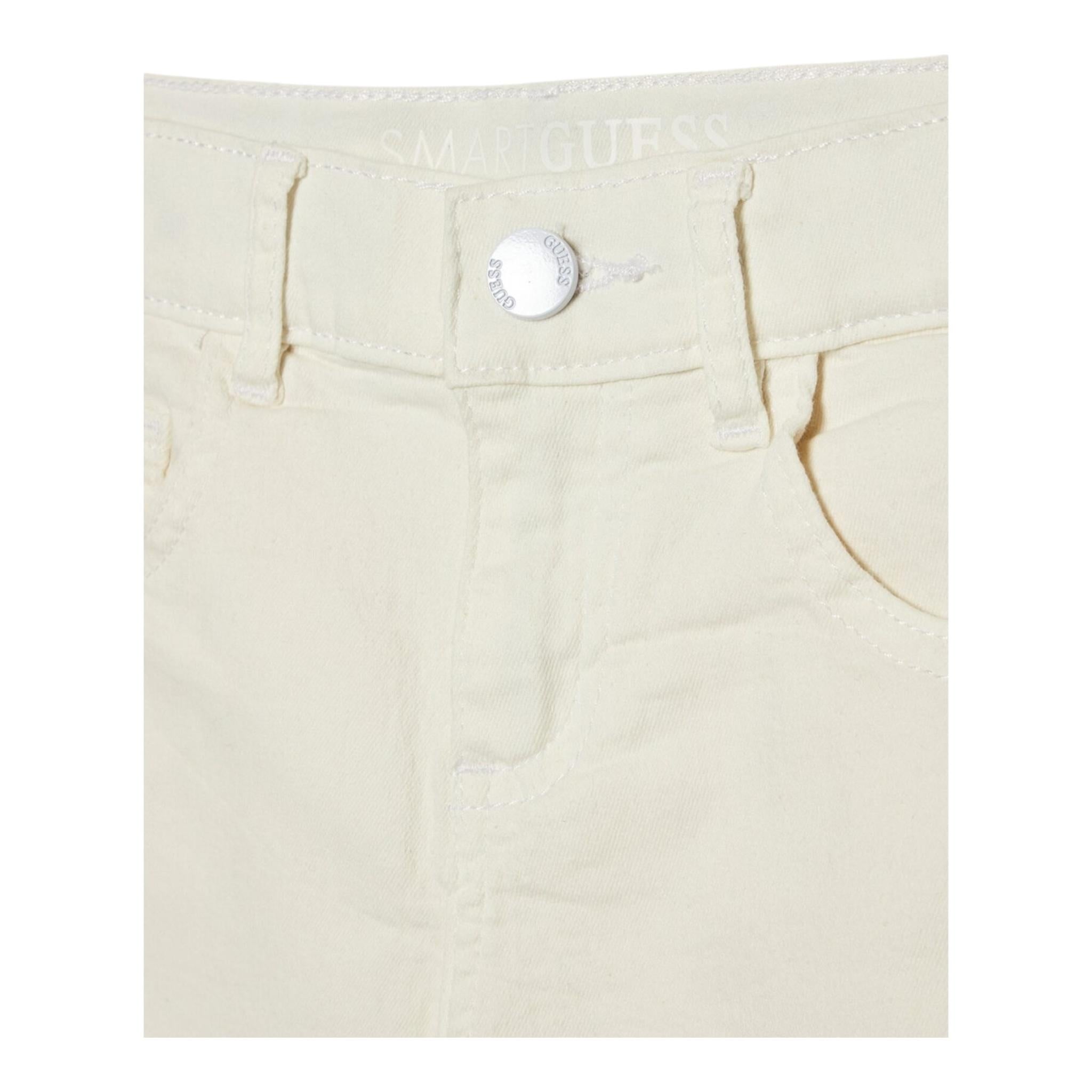 Guess Bermuda Tinta Unita per Neonato K2RD08WE5X0 PANNA GUESS 