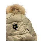 BLAUER giubbino tinta unita con zip e cappuccio Beige per Neonato 24WBBXC02550X BEIGE BLAUER 