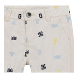 Guess Bermuda Tinta Unita con Girovita Regolabile per Neonato N5GD04WGBT1 BEIGE GUESS 