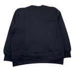 DIADORA felpa chiusa girocollo tinta unita con logo Nero per Bambina F4DIJGSW055 NERO DIADORA 