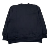 DIADORA felpa chiusa girocollo tinta unita con logo Nero per Bambina F4DIJGSW055 NERO DIADORA 