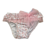 Sardon Costume Model Slip Solid Color with White Pattern for Baby Girl