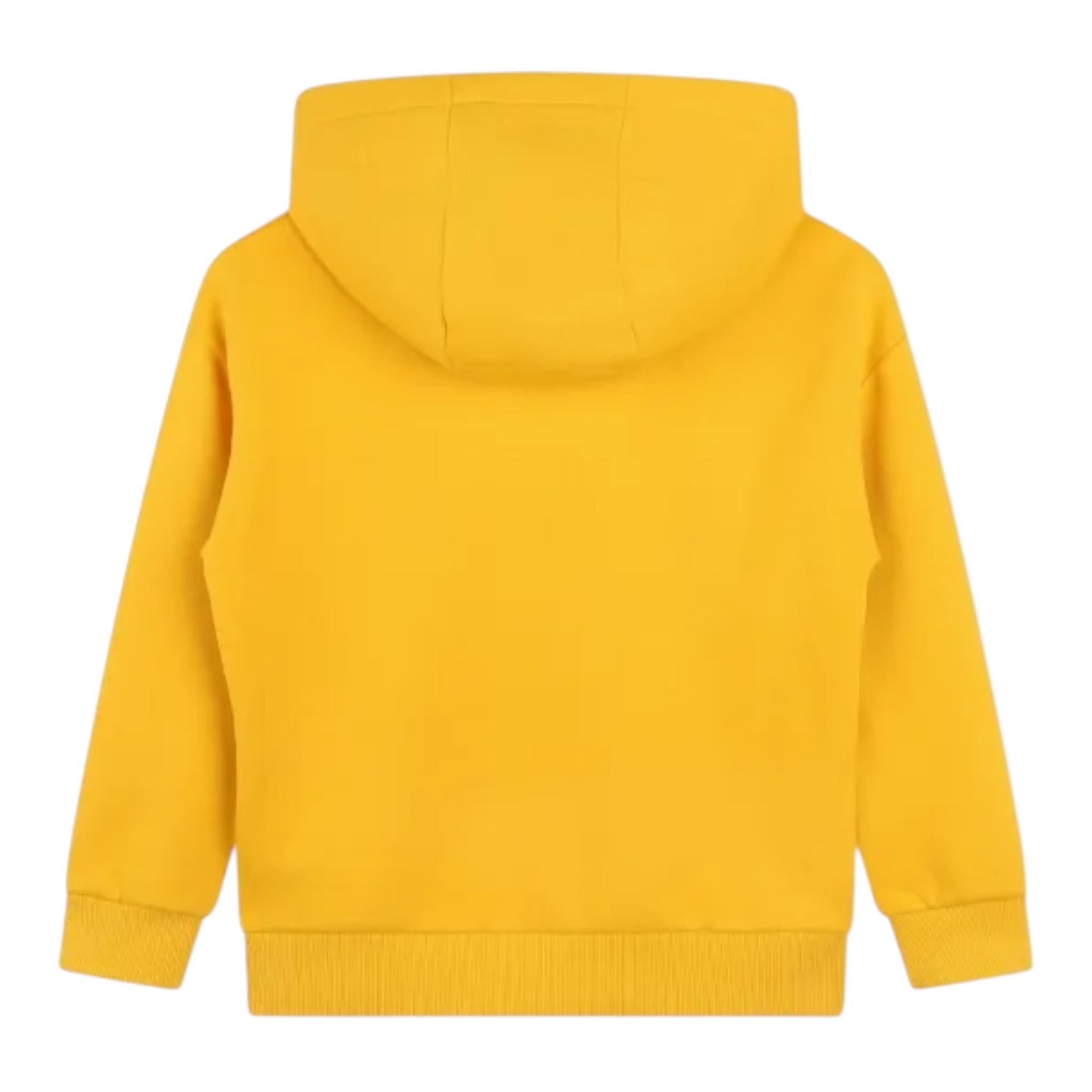 Marni Felpa Chiusa con Cappuccio Tinta Unita con Logo per Bambino M01407 GIALLO MARNI 
