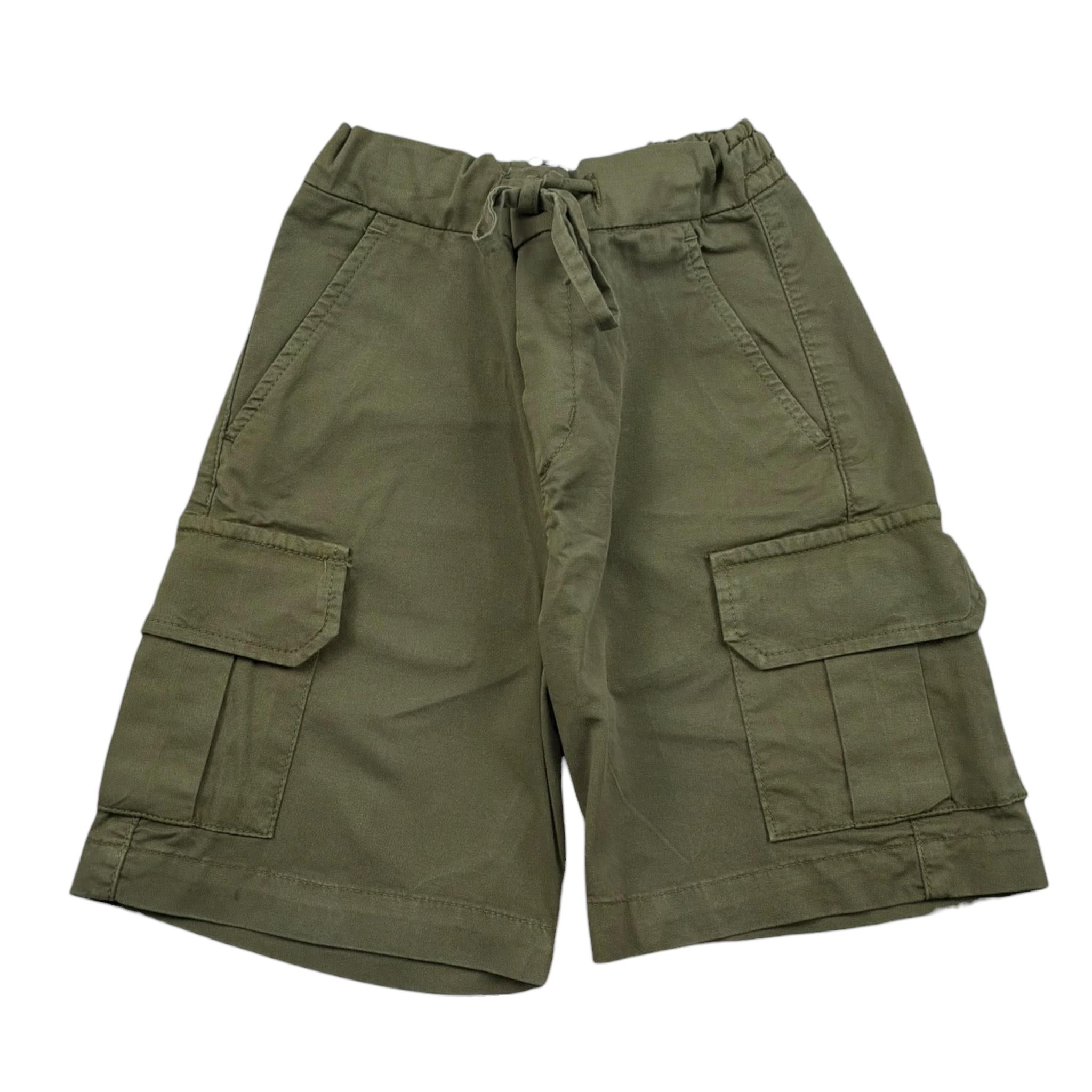 Paolo Pecora Bermuda Tinta Unita con Elastico In Vita per Neonato PP3995XX VERDE PAOLO PECORA 