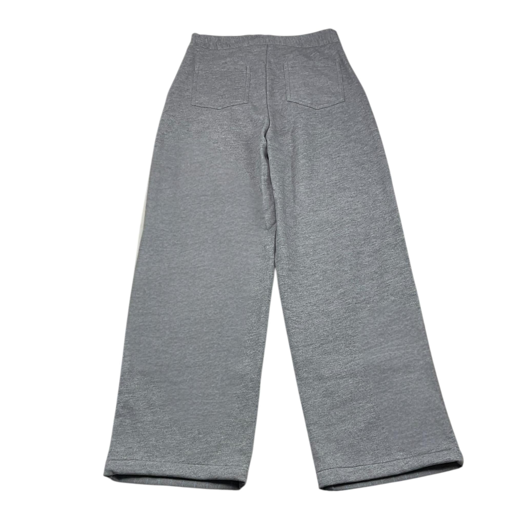 MANILA GRACE pantalone tinta unita con fantasia a righe Grigio per Bambina MFJF24P126 GRIGIO MANILA GRACE 