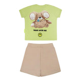 Barrow Kids Completo 2 Pezzi T-Shirt-Bermuda per Neonato S5BKUNTR161 VERDE BARROW KIDS 