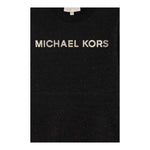MICHAEL KORS abito girocollo tinta unita con sampa Nero per Neonata R30166N NERO MICHAEL KORS 