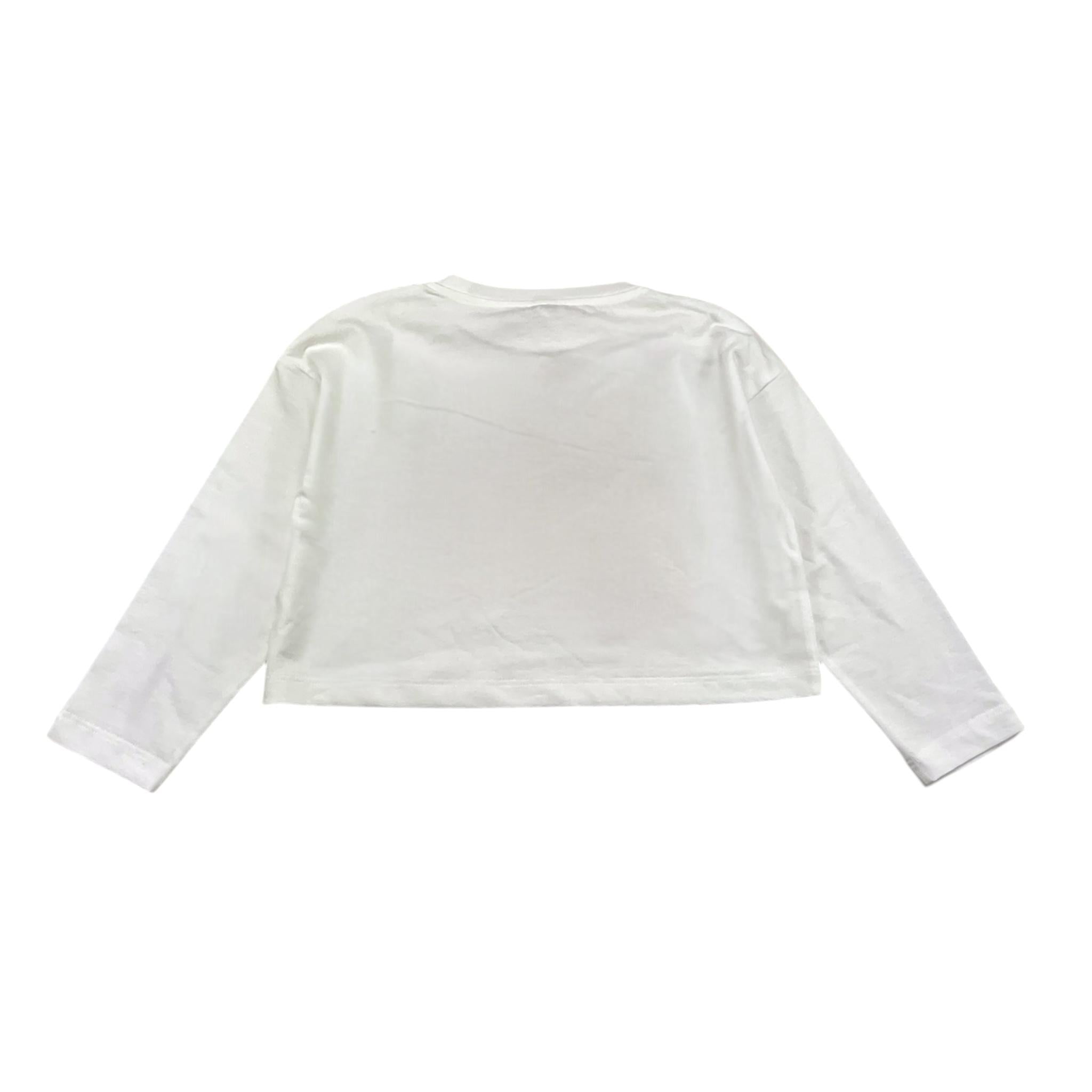 IL GUFO shirt girocollo tinta unita con logo Bianco per Neonata A24TA360MF002 BIANCO IL GUFO 