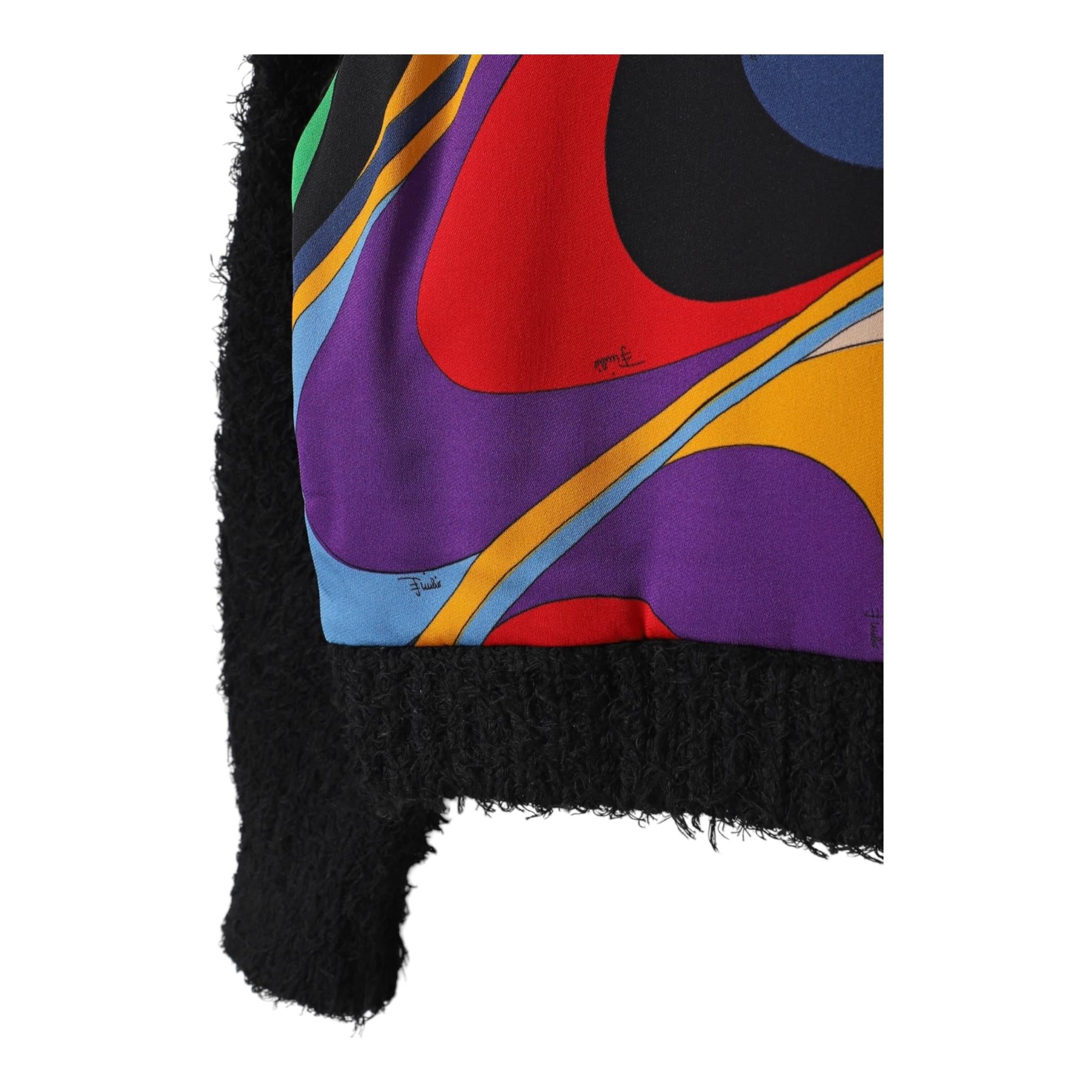 EMILIO PUCCI cardigan titna unita con parte posteriore fantasia Nero per Bambina PV9A10 NERO EMILIO PUCCI 