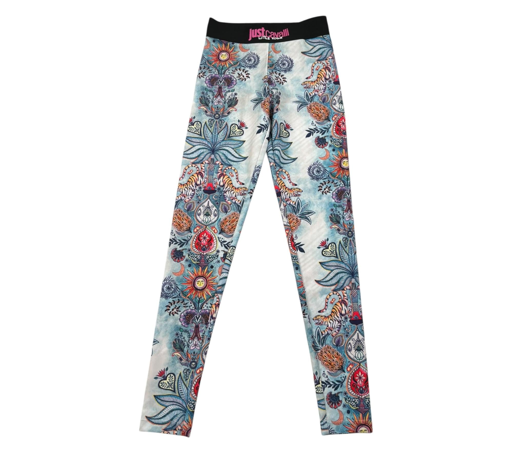 Just Cavalli Leggins Stampa Fantasia per Bambina JGP26237LE MULTICOLOR JUST CAVALLI 