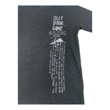 Yours T-Shirt Crew Neck Solid Color With Contrast Print Black For Boys
