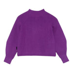 ASPESI maglia modello crop tinta unita mezzo collo Viola per Bambina F24035MAEM908 VIOLA ASPESI 