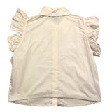 Dixie Cream Solid Color Sleeveless Shirt For Girls