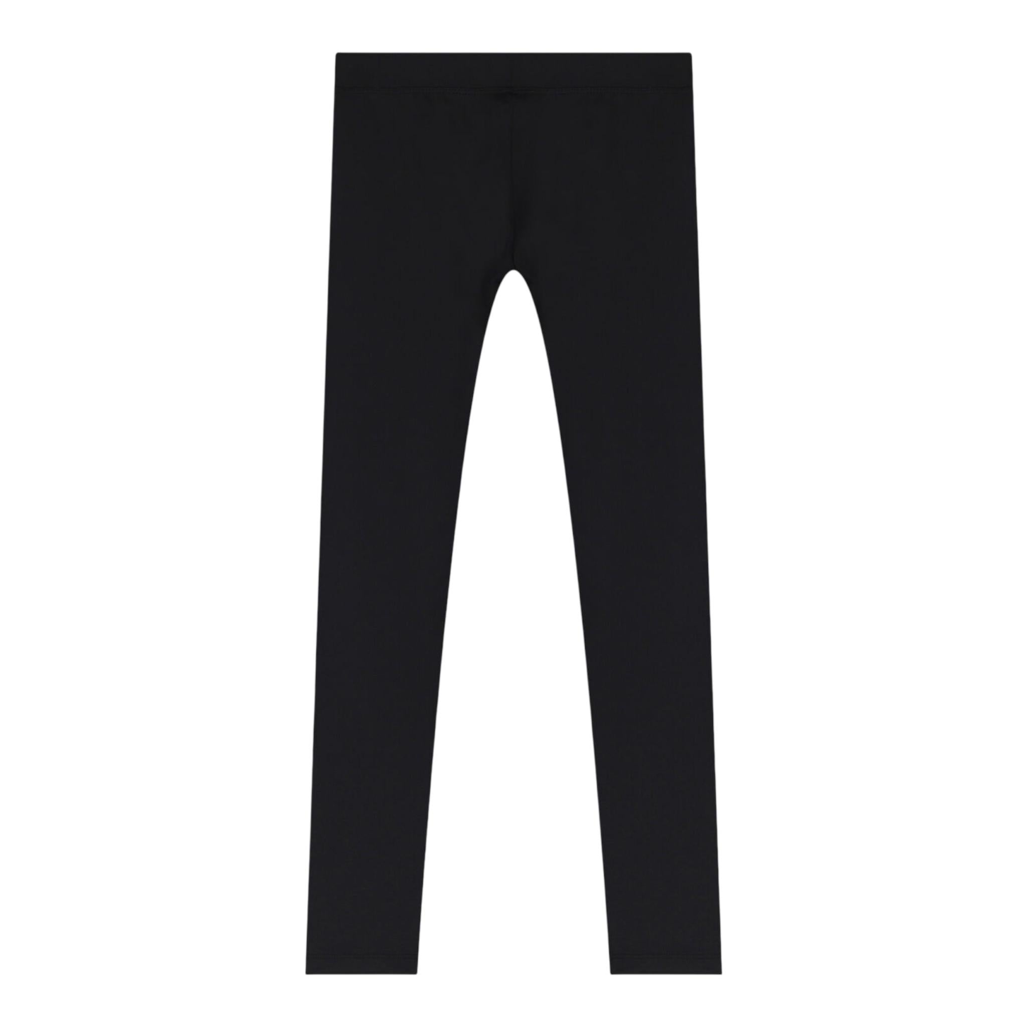 GUESS leggins tinta unita con stampa logo Nero per Bambina J3YB00KBSV0 NERO GUESS 