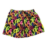 4Giveness Black Printed Plain Swimsuit for Boys