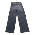 LIU JO jeans tinta unita modello palazzo Nero per Bambina GF4121 NERO LIU JO 
