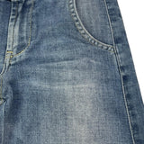 Dondup Jeans Tinta Unita Modello A Palazzo per Bambina DFPA128 BLU DONDUP 