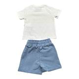 Iceberg Completo 2 Pezzi Bicolore T-Shirt-Bermuda per Neonato CMBICE5104BX BIANCO ICEBERG 