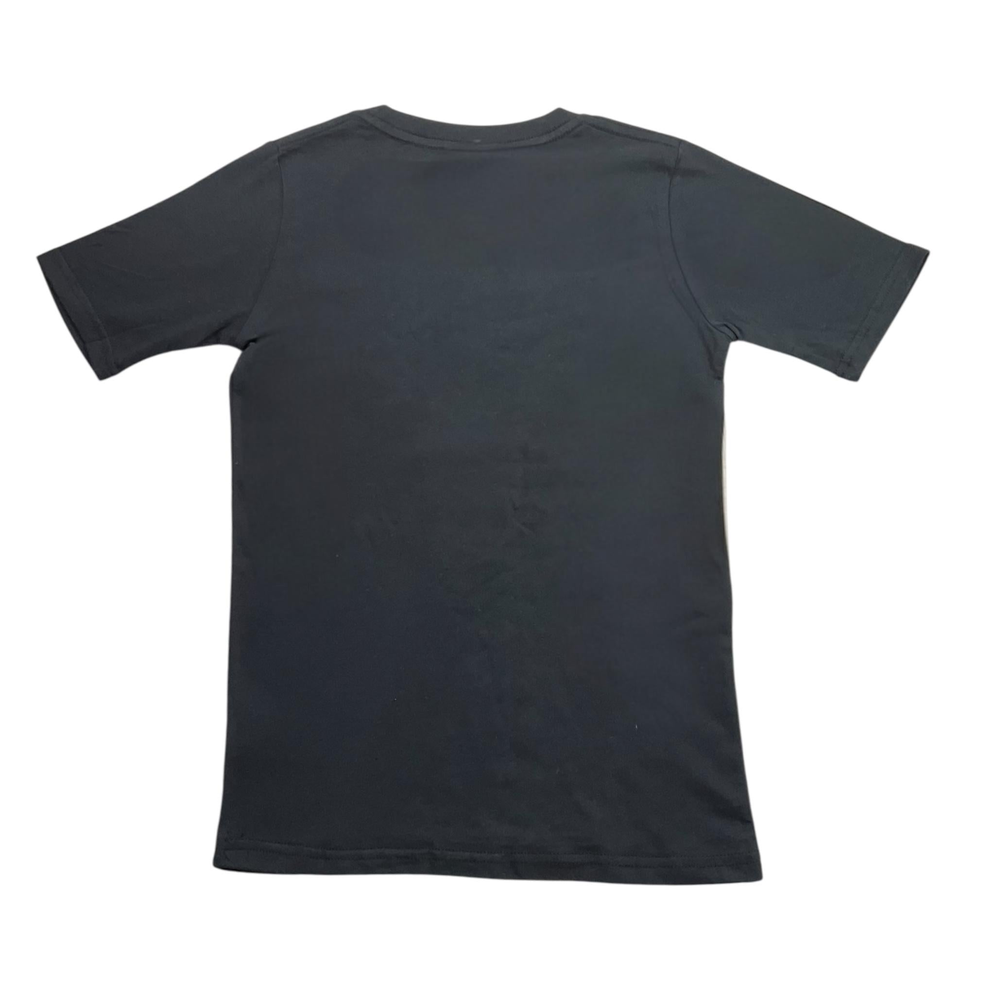 NBA t-shirt girocollo tinta unita con stampa Nero per Bambino EK2B7MK00B01 NERO NBA 