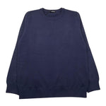 NEVER TOO maglia girocollo tinta unita Blu per Bambino NT1788R BLU NEVER TOO 
