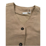 Name.It Gilet tinta unita Beige per Neonato 13200202N BEIGE NAME.IT 
