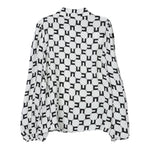ELISABETTA FRANCHI camicia manica lunga tinta unita con stampa logo Panna per Bambina EFCA230 PANNA ELISABETTA FRANCHI 
