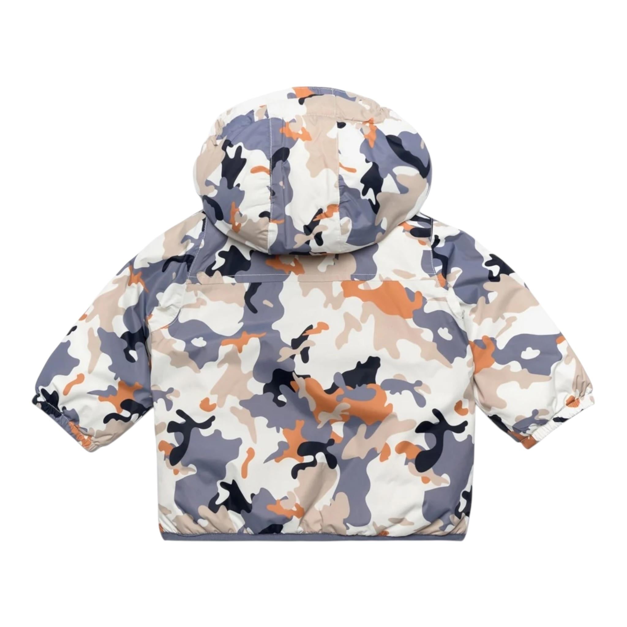 K-WAY giubbino sampa fantasia militare con cappuccio Panna per Neonato K6128PWX PANNA K-WAY 