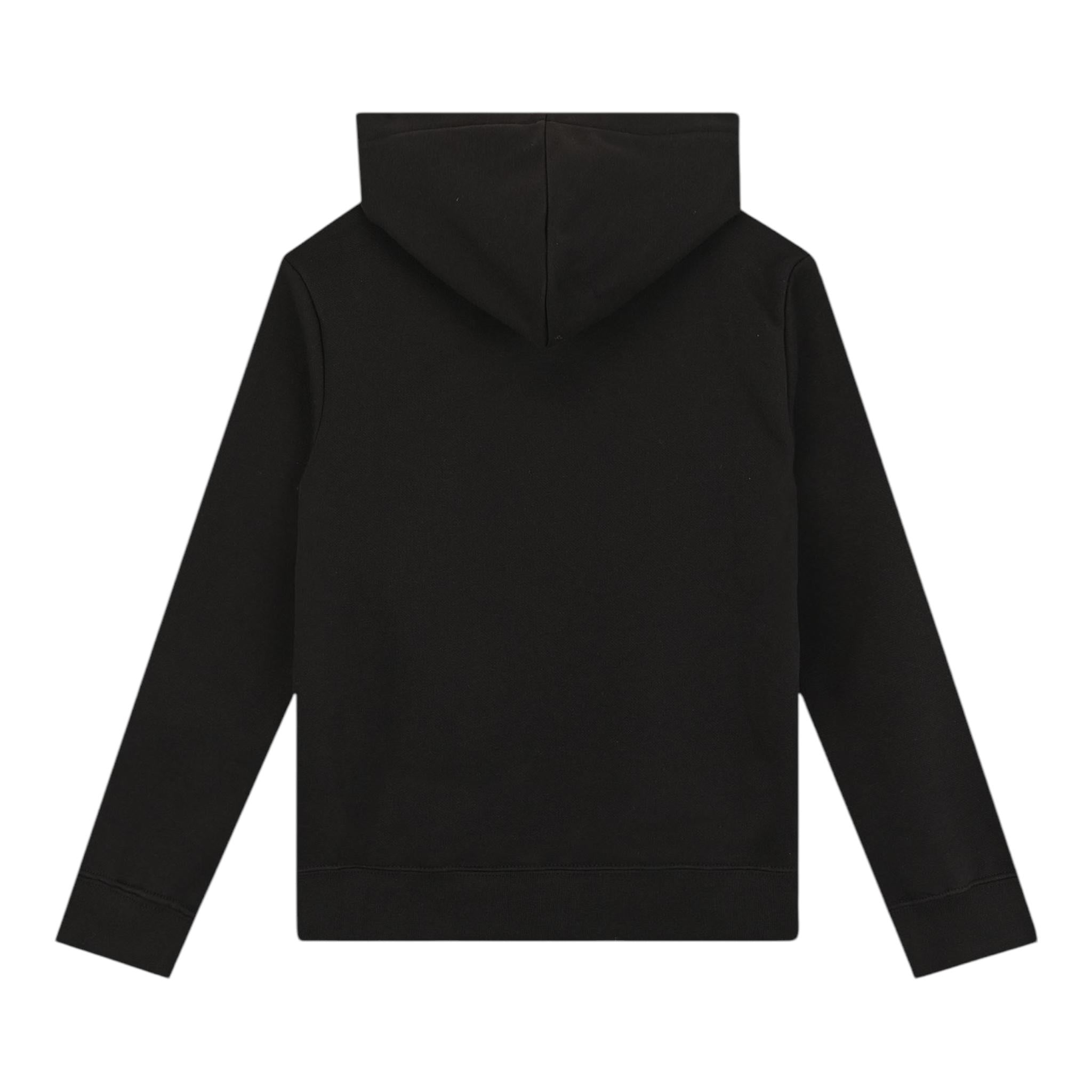 PUMA felpa tinta unita con cappuccio e stampa logo Nero per Bambino 586965 NERO PUMA 