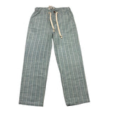 Zhoe &amp; Tobiah Solid Color Striped Elastic Waist Pants Green For Boys
