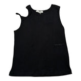 Hinnominate Canotta Tinta Unita con Logo per Bambina 3646M00078 NERO HINNOMINATE 