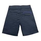 Cesare Paciotti Bermuda Solid Color With Adjustable Waist Blue For Newborn