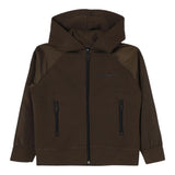 DSQUARED2 felpa tinta unita con cappuccio e zip Verde per Bambino DQ2461 VERDE DSQUARED2 