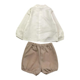 CALAMARO completo 2 pezzi camicia-bermuda Bianco per Neonato 11076X BIANCO CALAMARO 