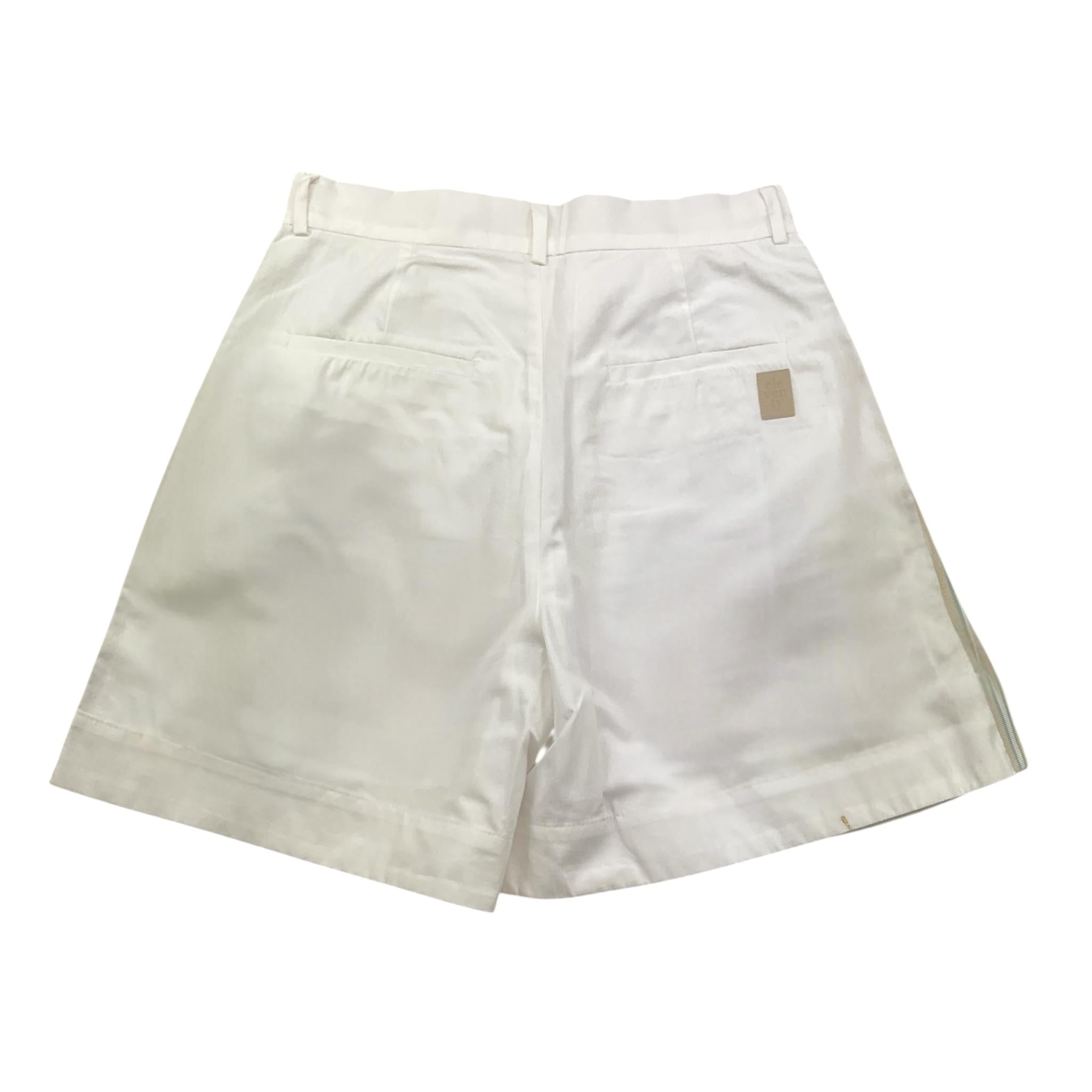 Eleventy Bermuda Tinta Unita con Profili In Contrasto per Bambino EU6A99 BIANCO ELEVENTY 