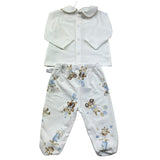 Le Bebe Completo 2 Pezzi Shirt-Ghettina Tinta Unita per Neonato LBB5273 BIANCO LE BEBE 
