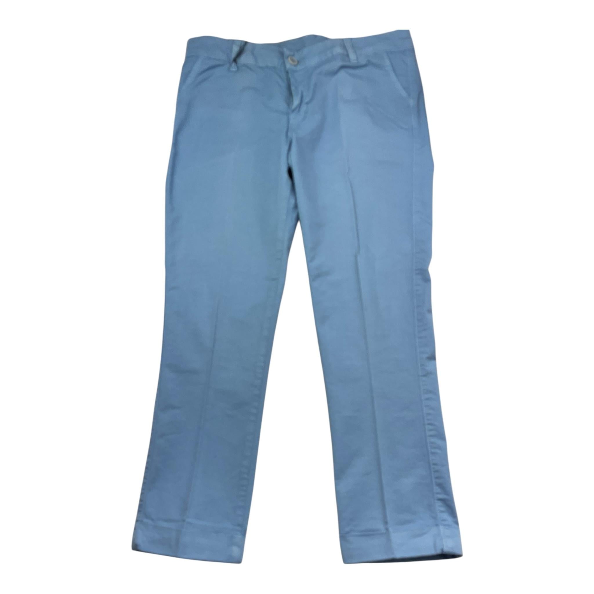 Saka Boy Pantalone Tinta Unita con Girovita Regolabile per Bambino PT6005J AZZURRO SAKA BOY 