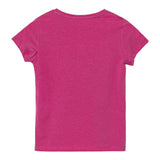 Guess T-Shirt Girocollo Tinta Unita con Stampa per Neonata K5GI08K6YW4 MAGENTA GUESS 