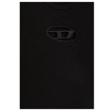 Diesel T-Shirt Girocollo tinta unita con Logo Nero per Bambina J01830XXXX NERO DIESEL 