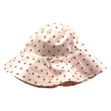 Zhoe &amp; Tobiah Solid Color Pink Polka Dot Fisherman Hat For Girls