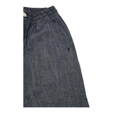 Cesare Paciotti Solid Color Trousers with Elastic Waistband Blue for Boys