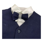 DILU' completo 4 pezzi camicia-papillon-panciotto-pantalone Blu per Neonato I22561 BLU DILU' 