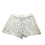 FUN & FUN short in maglia tinta unita con fantasia Bianco per Bambina FCBSO00135 BIANCO FUN & FUN 