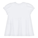 Moschino Abito Mezza Manica Tinta Unita con Stampa per Neonata MDV0CNN BIANCO MOSCHINO 