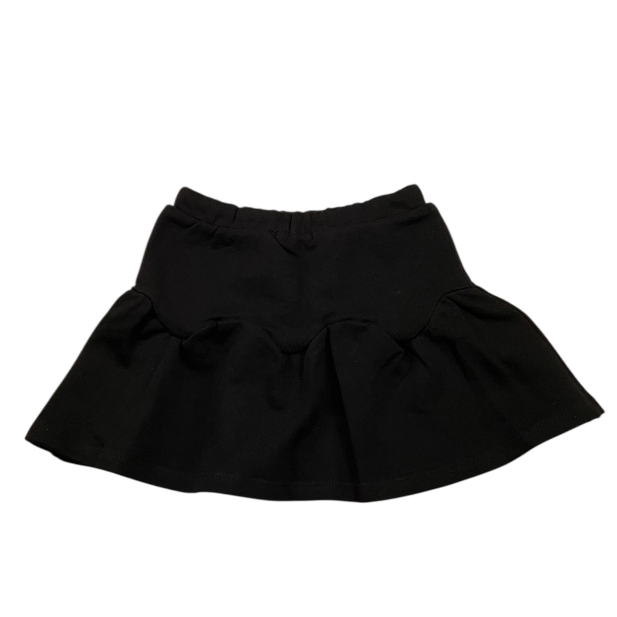 FUN & FUN gonna tinta unita con elastico in vita Nero per Bambina FBSK00215 NERO FUN & FUN 