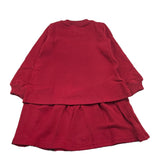 CAFFE' D'ORZO abito tinta unita girocollo Bordeaux per Bambina ZV1A00 BORDEAUX CAFFE' D'ORZO 