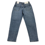 Calvin Klein Jeans Solid Color Adjustable Waist Blue for Girls